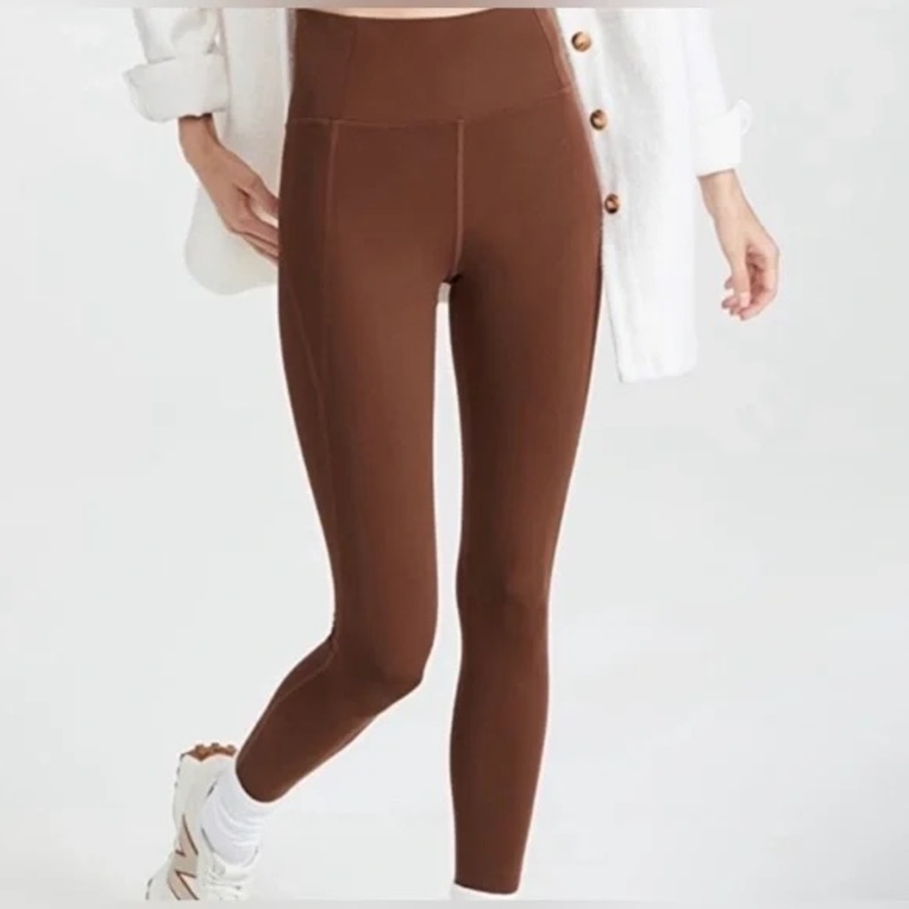 Girlfriend Collective Leggings in Earth Brown Size L